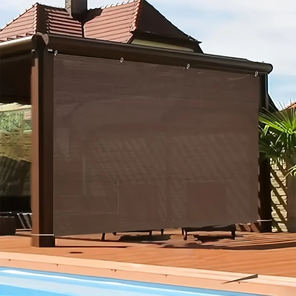 1-5m Sunshade Net Rectangle HDPE Shade Trap with Grommets Shade Canopy Mesh for Patio Lawn Garden Pergola Plants Greenhouse