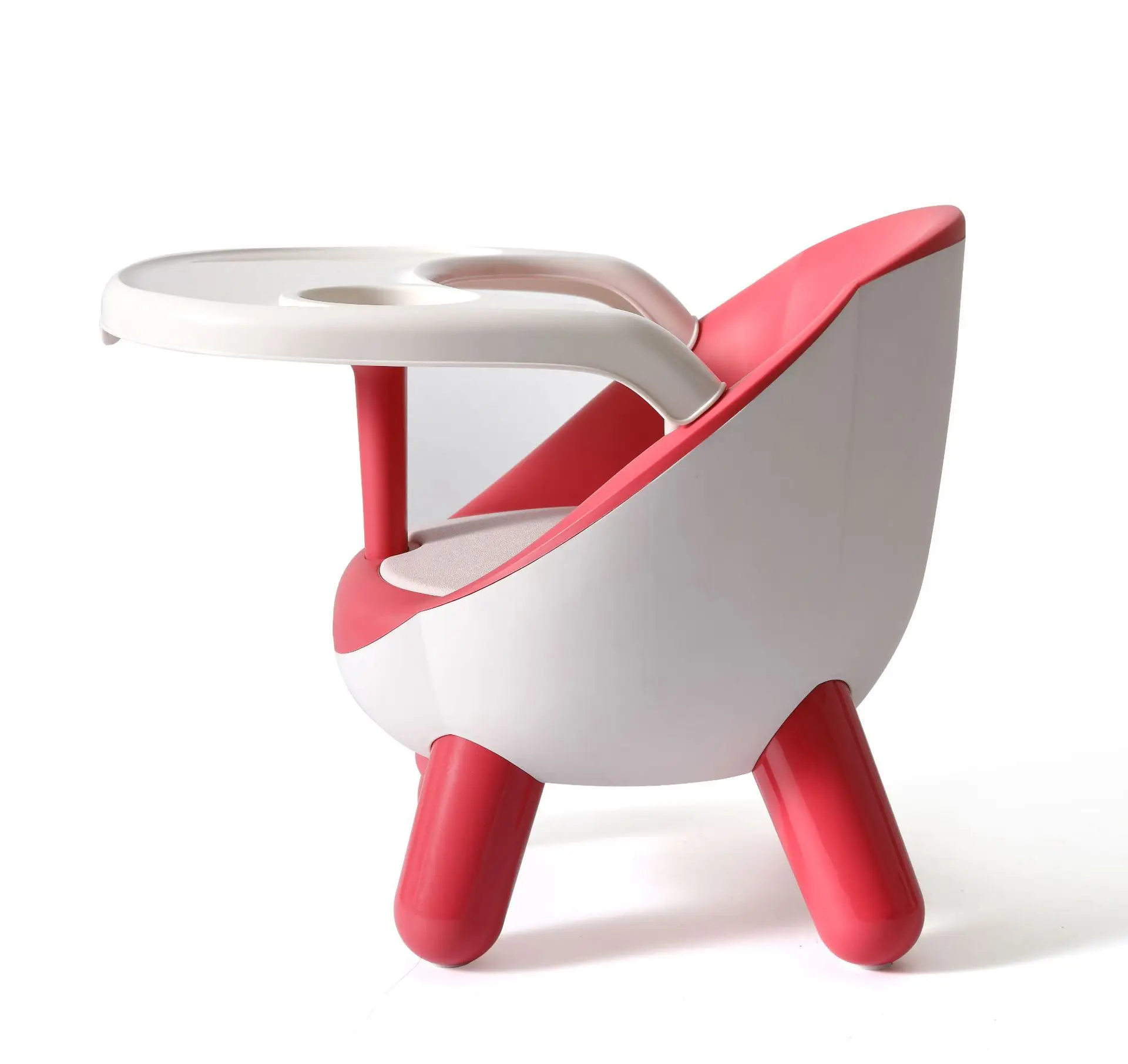 K-STAR Creative Solid Small And Cute Multifunctional Backrest Environmental Plastic Baby Dining Chair New Hot Sale