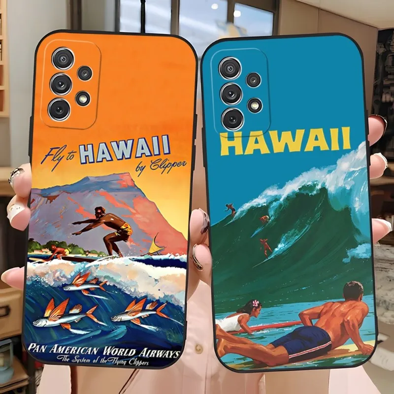 Custodia Per Telefono Aloha Beach Life Hawaii Per Samsung S22 S21 S20 S30 S9 S10 S8 S7 S6 Pro Plus Cover Posteriore Antiurto Edge Ultra Fe