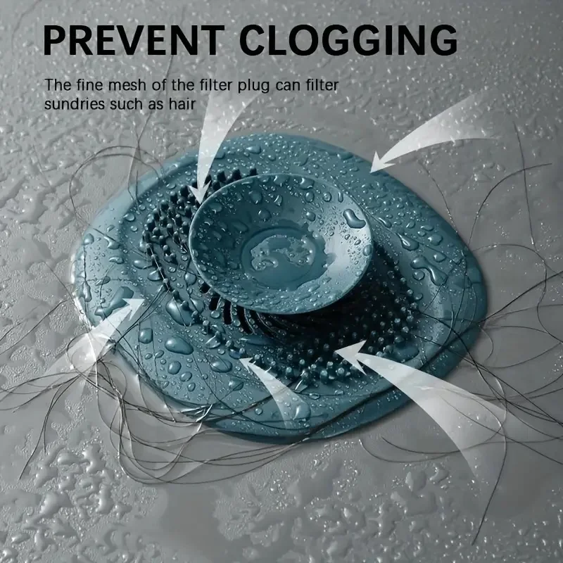 Portable Drain Stopper Kitchen Sink Stopper Drain Plug Floor Hair Bath Catcher Sink Strainer Cover Tool sink filter sink strainer shower drain catcher floor drain filter hair drain catcher hair drain filter floor drain hair catcher drain hair catcher floor drain hair filter washbasin plug