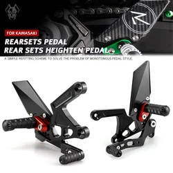 MTKRACING For KAWASAKI Z 900 Z900 2017-2023 Rear Sets Heighten Pedal Adjustable Rearsets FootPegs Shift Lever Brake Kit