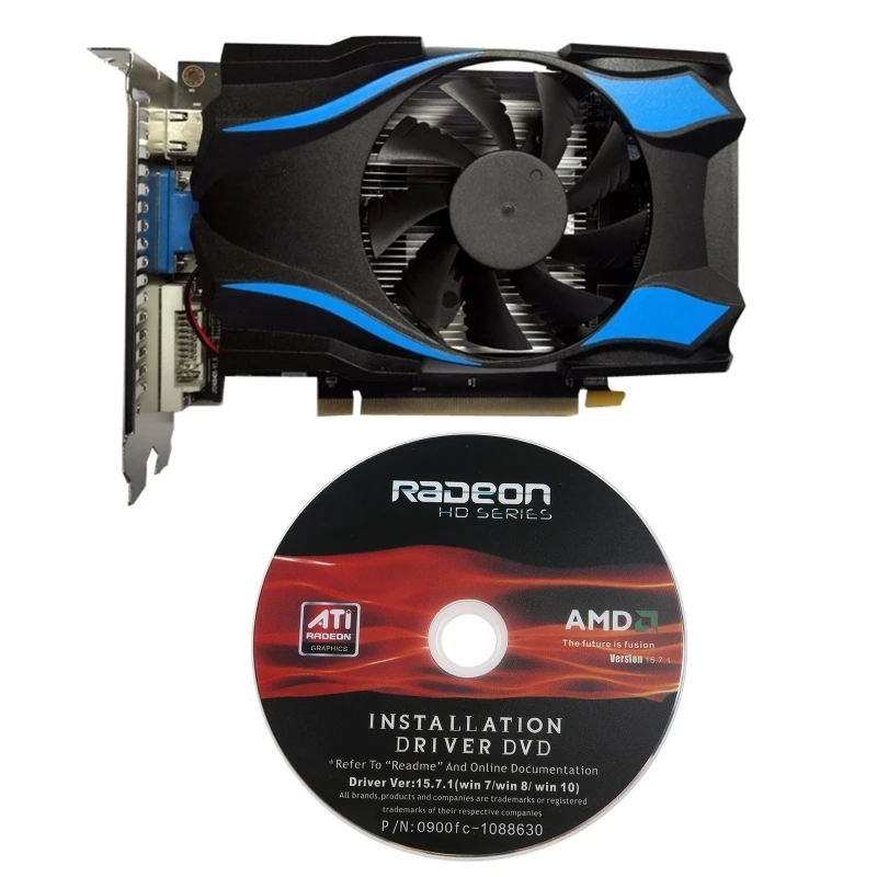 

Portable 350 Pci-e Graphics Card 2GB DDR5 128bit VGA DVI Card