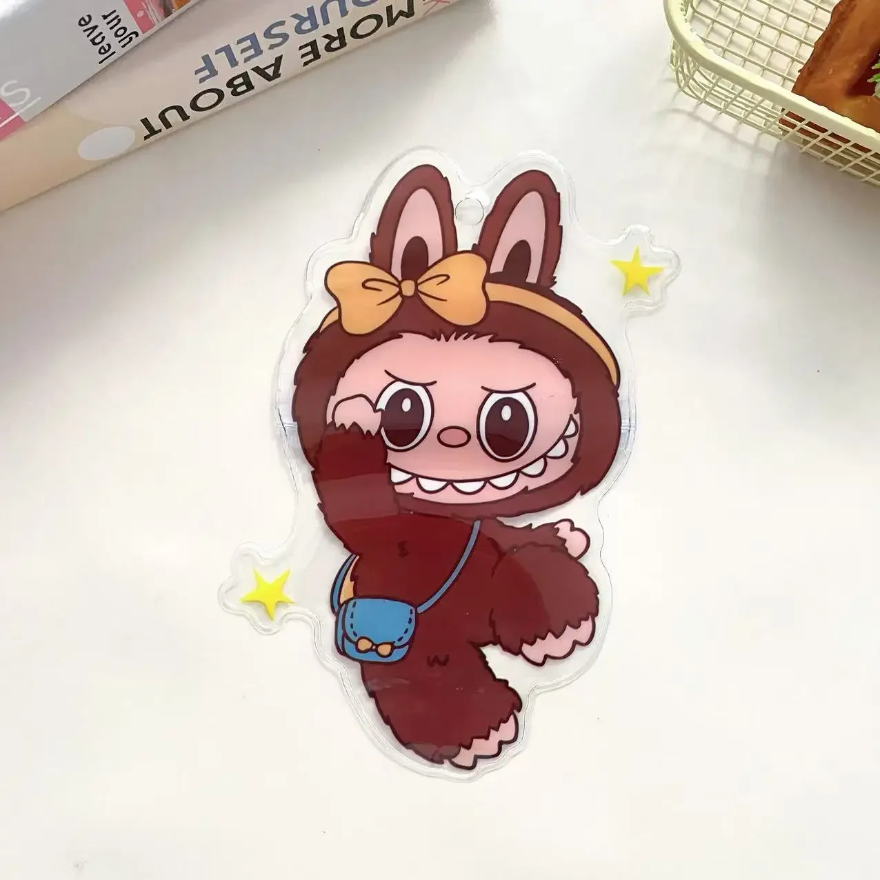 10pcs/set Small Zipper Plastic Bag Laser Pouch Zip Lock Pouch Kawaii Labubu Packaging Cookie Cigar Bags with Clear