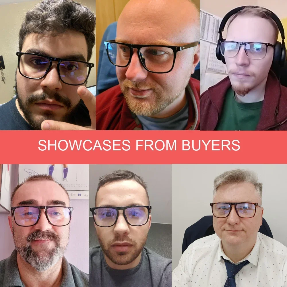 ROLIPOP Anti Blue Light Glasses Blocking Filter Reduces Eyewear Strain Clear Gaming Computer Glasses Men Improve Comfort eyeglasses frames eyeglass frames square eyeglasses optical glasses