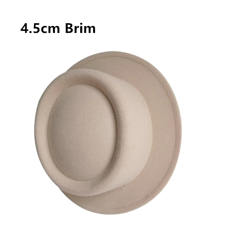Fedora-Hut, 4,5 cm, dunkles Magenta, breite Krempe, Herrenmode, Herbst/Winter, Pork-Pie-Hut, Hochzeitshut, Damenhut, Gorras para hombres – Detail 24