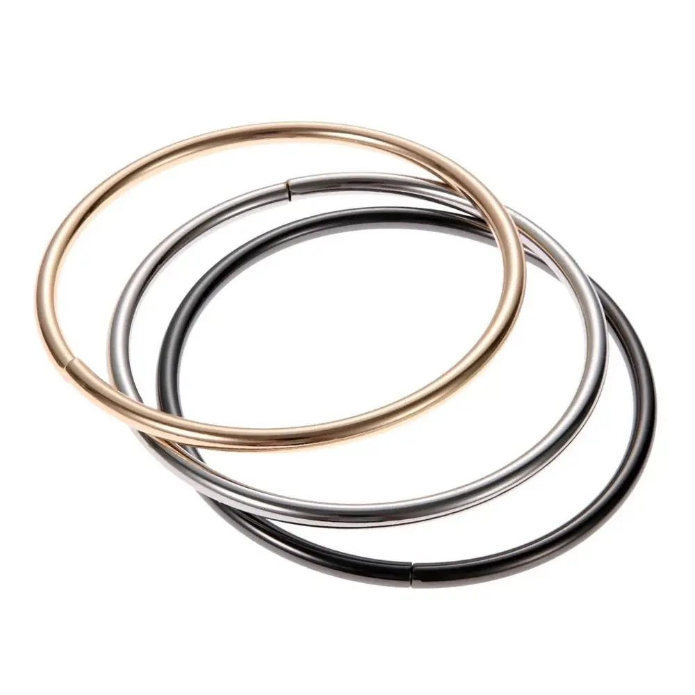 2Pcs 110mm O Bag Handle Metal Strap Handbag Luggage DIY Fashion Bag Hardware Accessories Purse Sewing Frame Decoration Clasp