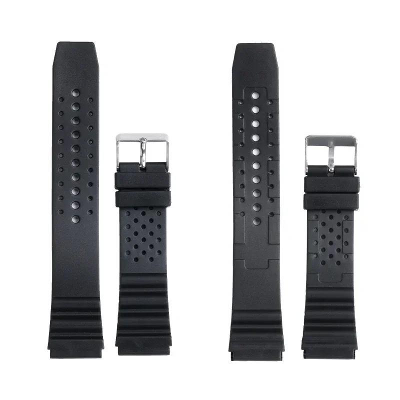 Silicone Waterproof Watch Strap Replacement - Multiple Width Options Available
