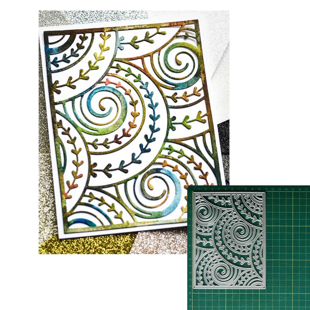 

Background framework Metal Cutting Dies Background DIY Scrapbooking Photo Album Paper Decor Embossing Crafts Stencils