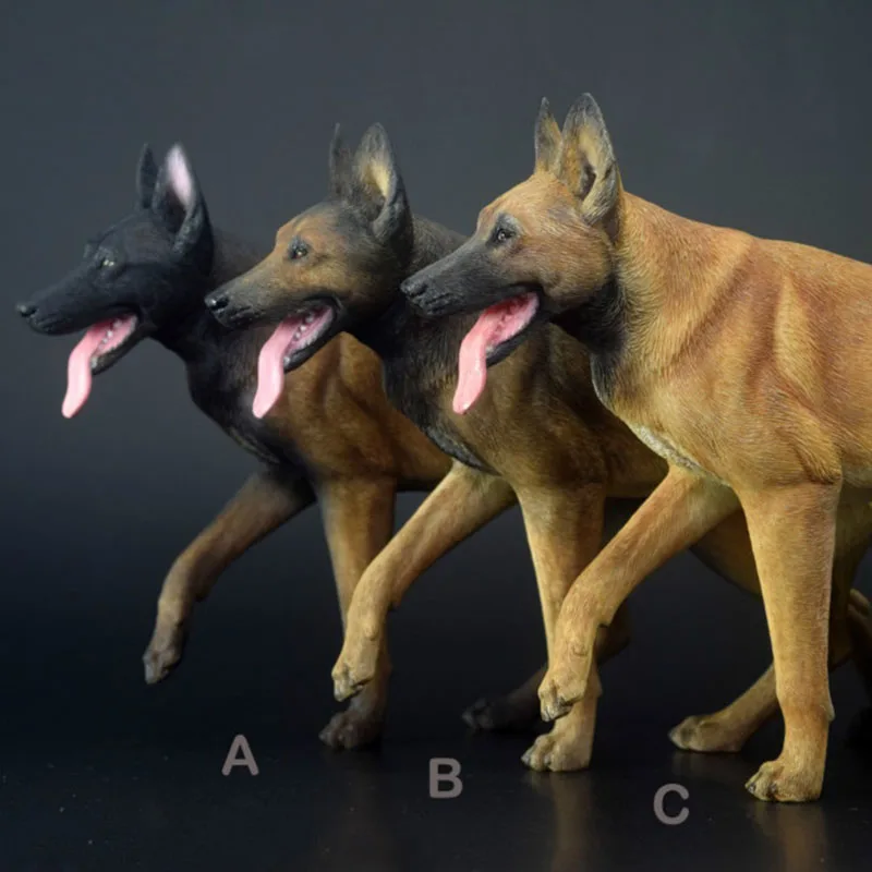 

1:6 Scale Model Simulation Animal Police Pet Malinois Dog Toy Doll For 12Inch Action Figure Scene Decoration Collection Display