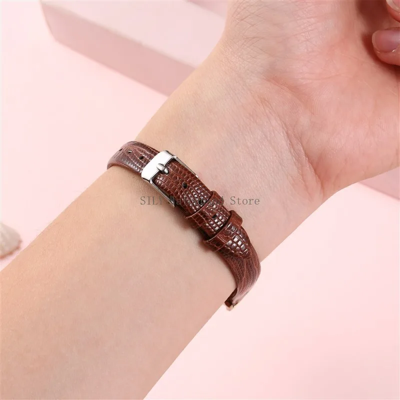 Premium Slim Leather Watch Band – Soft, Sporty, and Universal Fit