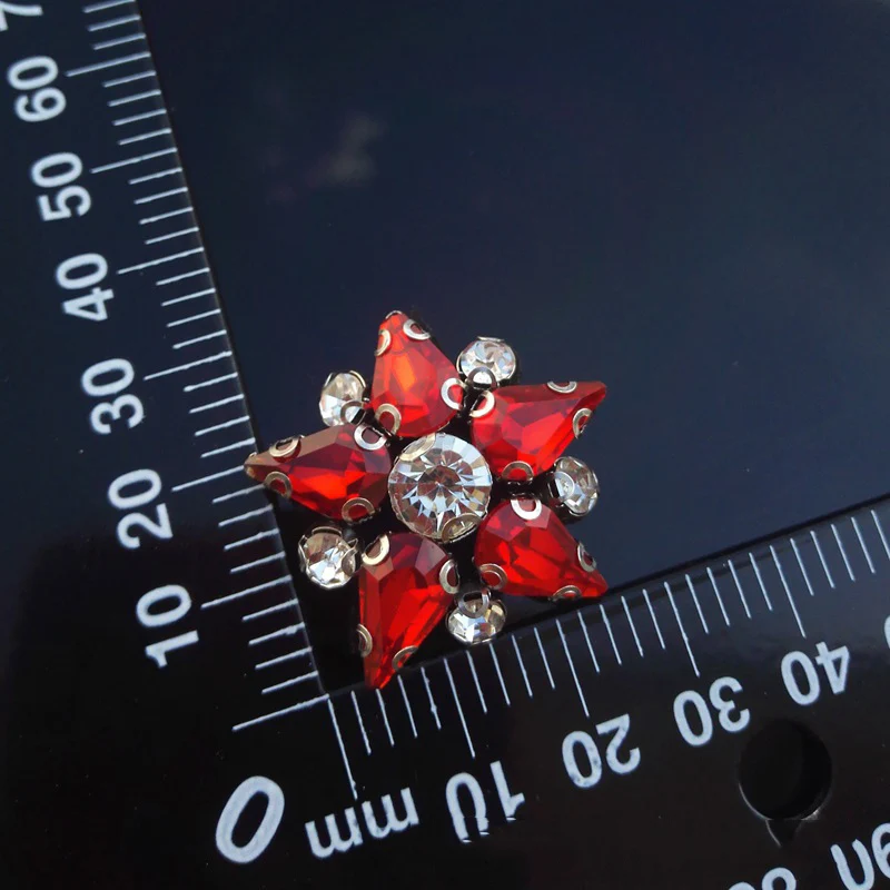 AHYONNIEX 5 PCS Stern Blume Strass Bead Patches Nähen Auf Perlen Applique Kleidung Schuhe Taschen Dekoration Patch DIY – Detail 4