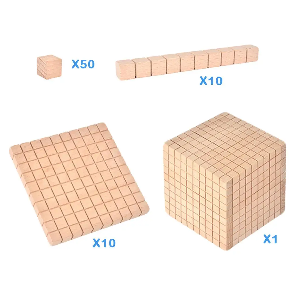Base Ten Blocks Home Math Manipulative Math Games for Kindergarten Kids