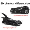 1:64 6 Pcs/Set Alloy Car Models Toy Bat Chariot American Movie First To 6th Generation Bat Chariot Metal Cars For Children Gifts 4