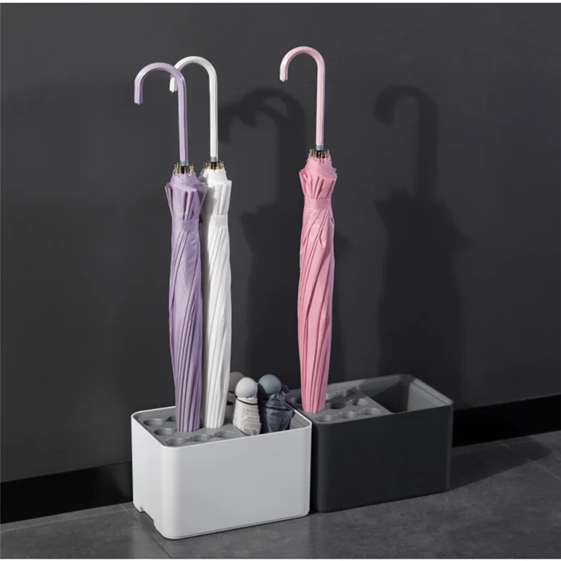Umbrella Rack-Home Organizer For Long And Short Umbrellas With Water Drainer, Ideal Rain Gear Storage Solution-AC82