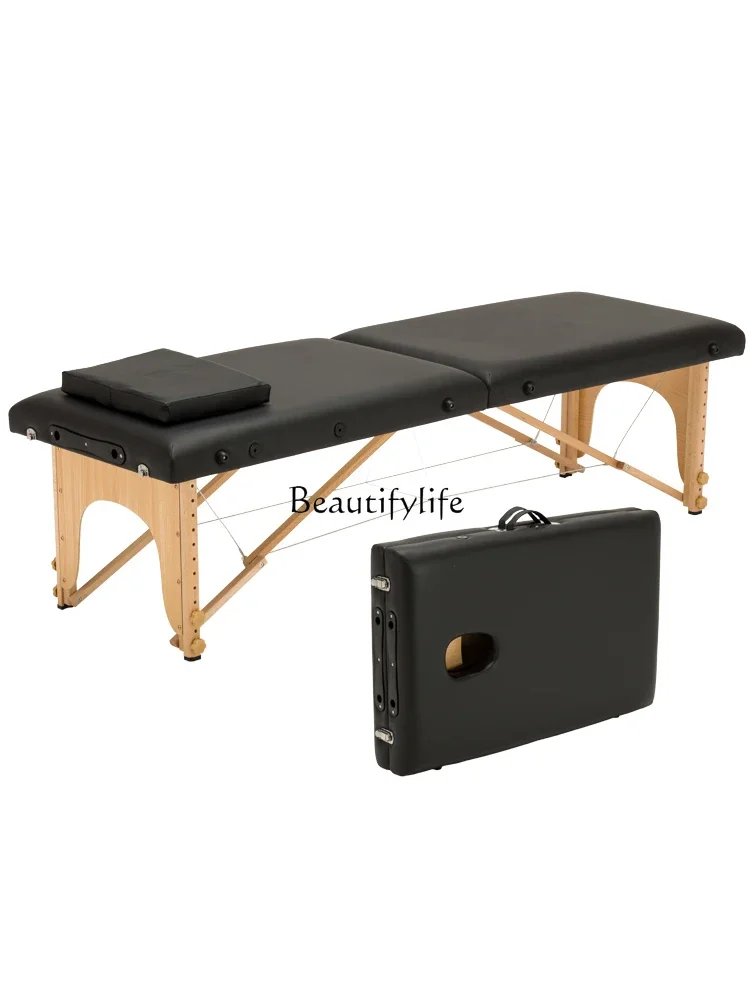 

Folding Massage Portable Portable Home Massage Bed Moxibustion Rehabilitation Physiotherapy Facial Bed