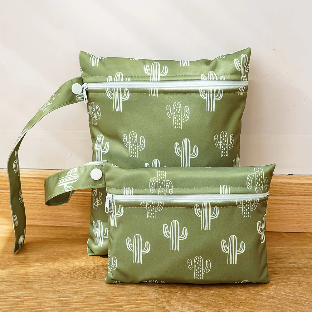3PCS Waterproof Diaper Bag Travel Wash Cosmetic Bag Portable Menstrual Pad Mini Storage Bag