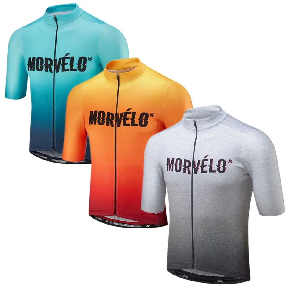 

Pro Team Morvelo Summer Jerseys Bike Shirt Men's Cycling Jersey Ciclismo Bicicleta Shirt Tops Maillot Ciclismo Breathable