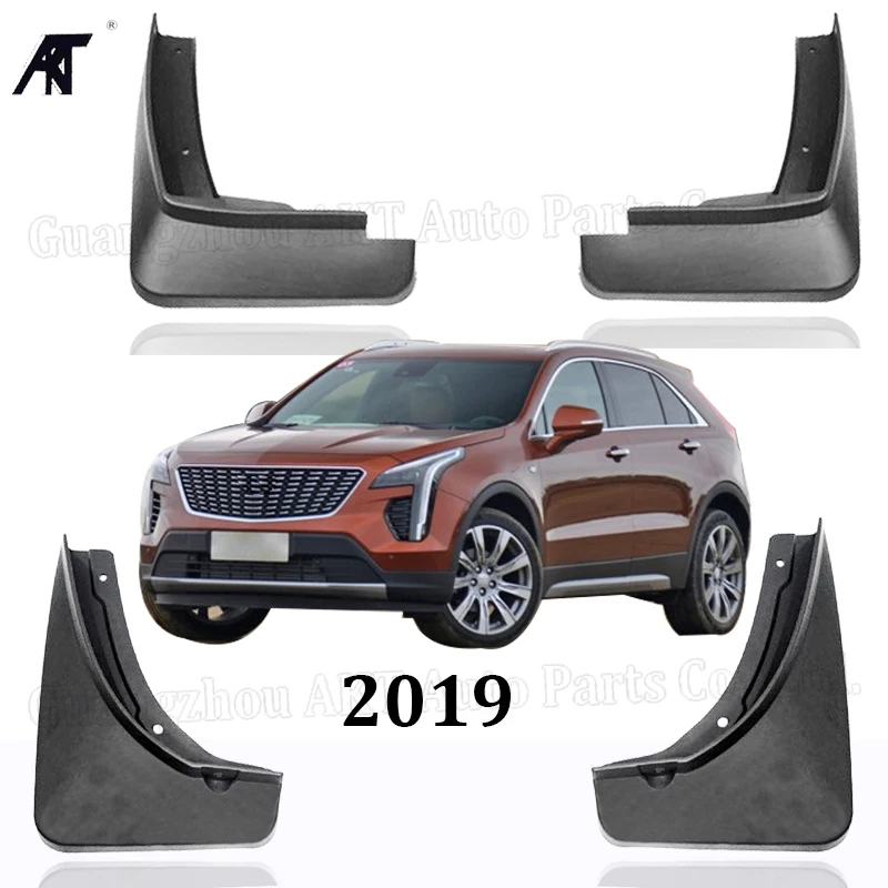 

4PCS/Set Molded Car Mud Flaps For Cadillac XT4 2019 Mudflaps Splash Guards Mud Flap Mudguards Fender Front Rear Car Styling