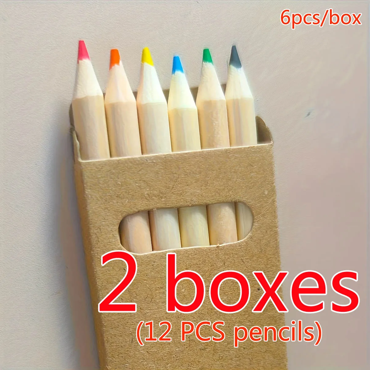 36/12 قطعة 8.8 سنتيمتر قلم رصاص ملون صغير Kawaii أ...