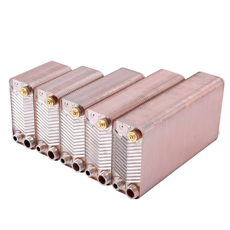 120 Plates Stainless Steel Water Heater Chiller Cooler Counter Flow Chiller Heat Exchanger Brazed Plate Type