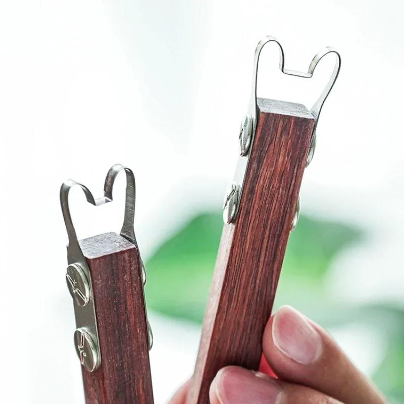 Pottery Sculpture Scraper & Clay Extruder Tool – Wooden Handle Trimming Tool 2