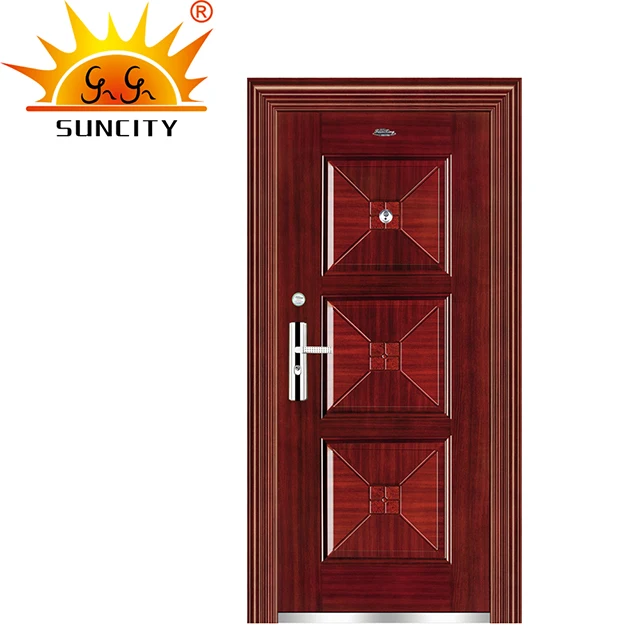 Main Entrance  Metal residential Door Steel Doors 3