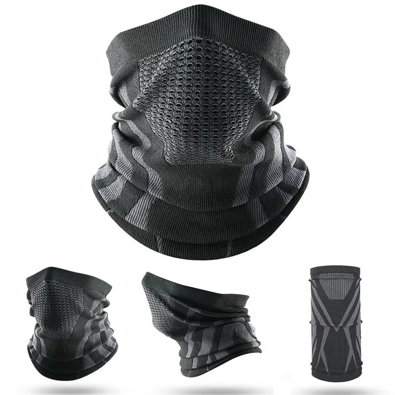 knitted scarf 8 Colors Winter Breathable Thermal Neck Warmer Cycling Ski Tube Scarf Hiking Masks