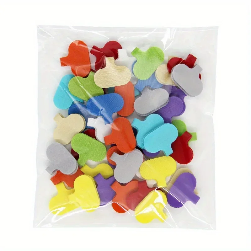 Cable Labels 10/20/30/50pcs Color Reusable Write-on
