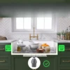 Bowl Kitchen Sink Deep Drop In Farm Sink Undermount with Modern Style Luxury Accessory Kit 4