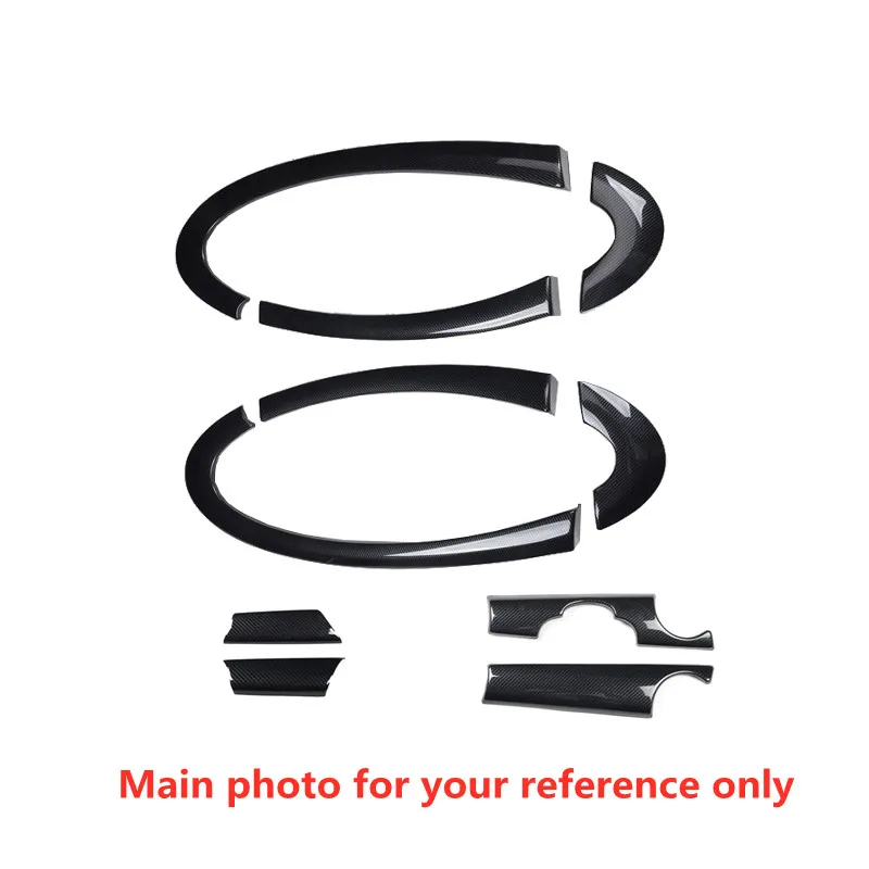 

Carbon Fiber Printed Car Steering Dash Meter Door Panel Cover Moulding Trim for MINI COOPER R55 R56 2007-2013 Interior Styling