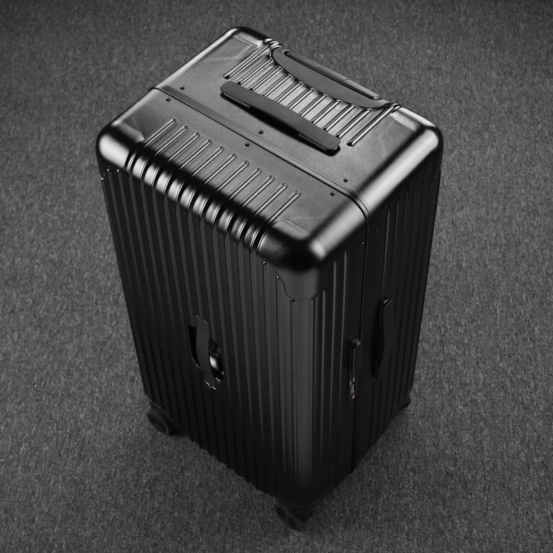 thumbnail image 1 of KLQDZMS-maleta de PC de 20 "24" 26 "28 pulgadas, cubierta de carrito con marco de aluminio de gran capacidad, caja de contraseña engrosada, equipaje de viaje de mano, 1 of 4