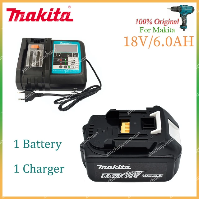 Makita 18v Battery 6.0ah Makita With Led Lithium Ion Replacement Bl1860b  Bl1860 Bl1850 Makita Rechargeable Power Tool Battery - Rechargeable  Batteries - AliExpress