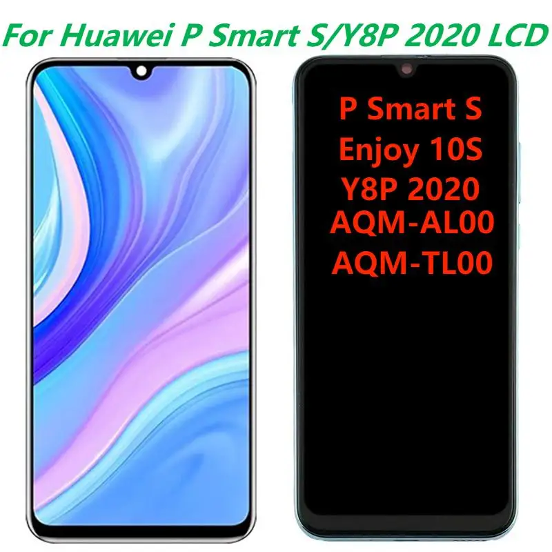 

6,3 Оригинальный ЖК-дисплей с рамкой для Huawei P Smart S Y8P 2020 дюйма