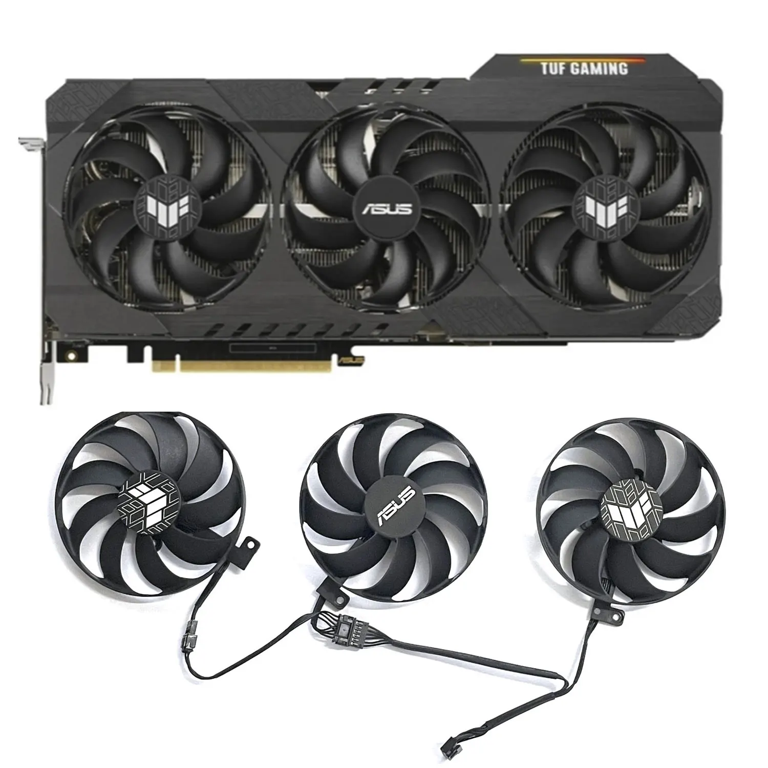 Ventola Della Scheda Grafica Muslimatexplaid Dc12V Per Asus Tuf Rtx 3060 Rtx 3060 Ti Rtx 3070 Rtx 3080 Rtx 3090