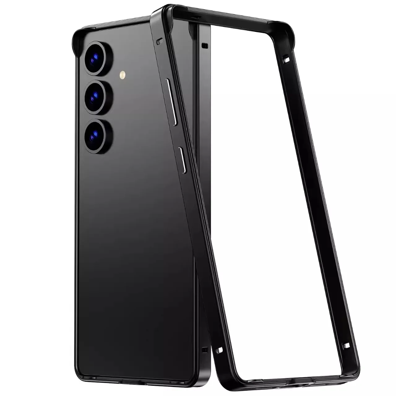 Ultra Slim Silicone Metal Bumper Phone Case - Tough and Drop Protection Cover