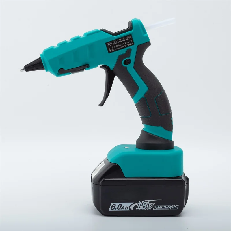 1X For Makita 18V Batteries Cordless Hot Melt Glue Gun with 10 Clear