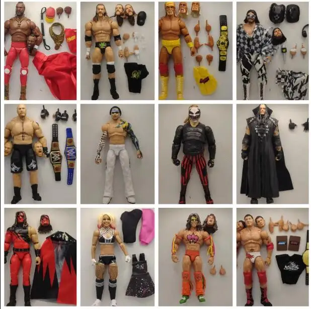 6-7" WWE Wrestlers dolls figures Slash TRX4M TRX-4/TRX-6 SCX10 RBX10 RYFT TF2 LWB MAJOVE D90 D110 Gelande II FJ40 fms mashigan
