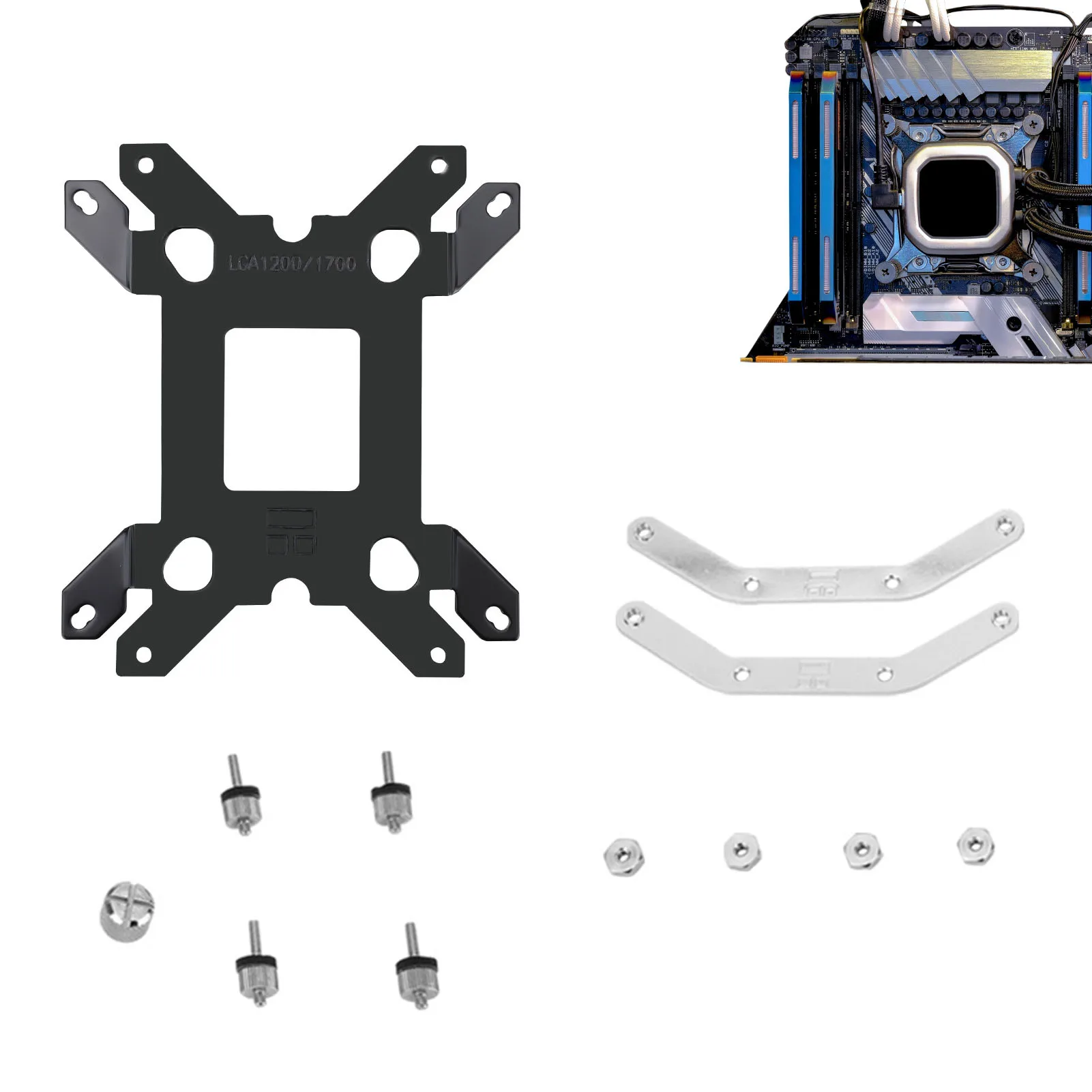 LGA 1700 CPU Fixed Backplane Mounting Upgrade Kit For CPU Coolers