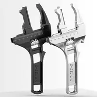 6-68mm Universal Repair Set Bathroom Hand Tools Large Opening Pipe Wrench Nut Key Adjustable Spanner Home Repair Tool Wrench 1