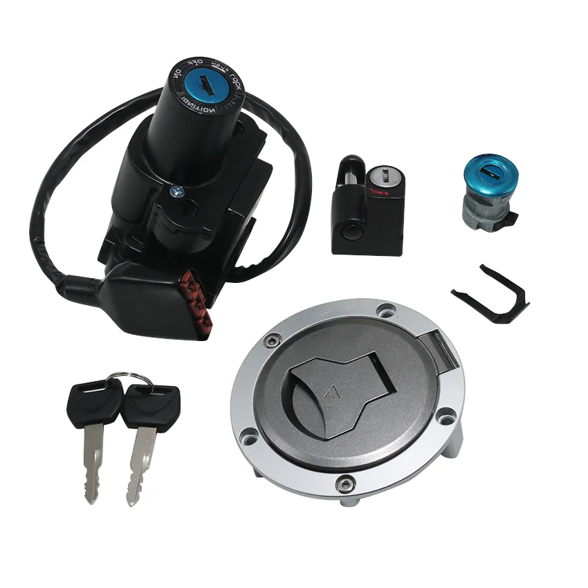 

Motorcycle Fuel Gas Ignition Switch Lock With Key Kit For Honda CRF250 CRF250RL Rally 2017 2018 2019 2020 OEM:35010-KZZ-J00 Moto