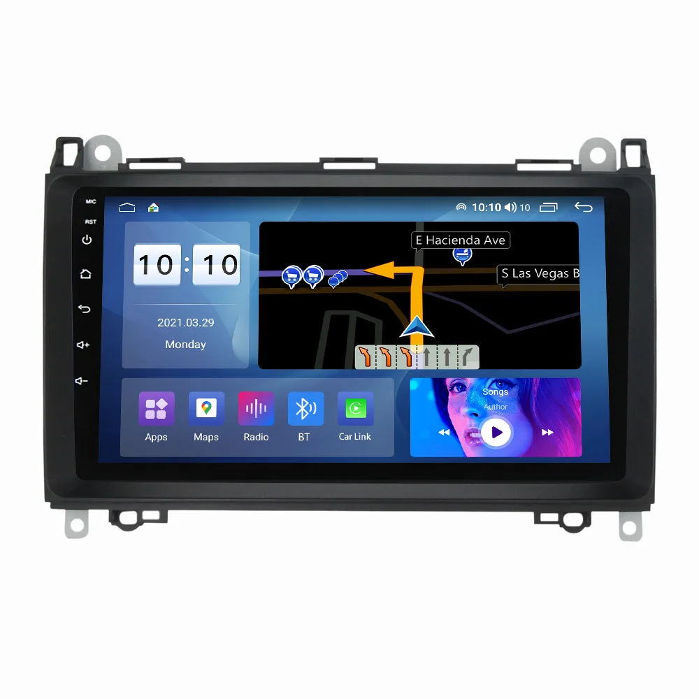 

Russia Warehouse Fast Delivery 6+128GB Voice Control Android IPS Car Radio for Benz Sprinter W209 W169 B200 B-class Cooling fan