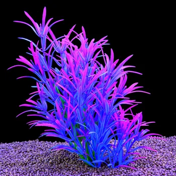 Artificial Aquarium Decoration Plant Plastic Water Grass Fish Tank Plants Simulation Underwater Decor Piante Acquario 1