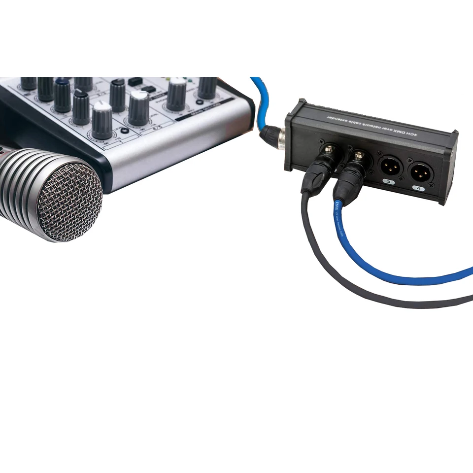 オーバーケーブルエクステンダー4チャンネルXLRからRJ45へブレークアウト オーバーケーブルエクステンダー4チャンネルXLRからRJ45へのブレーク