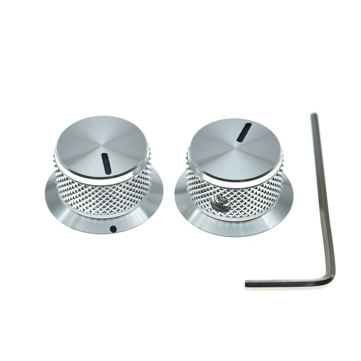 KAISH 4x Set ve Abalone Top cromo/nero/oro charra basso Top Hat manopole campana in metallo manopole per Les Paul con vasi da 6mm  18