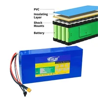 Batterie au lithium 21700 72V 50Ah 40Ah 30Ah 20Ah 10Ah avec BMS 50A 2000W~3800W pour outils électriques, moto, scooter + chargeur 6