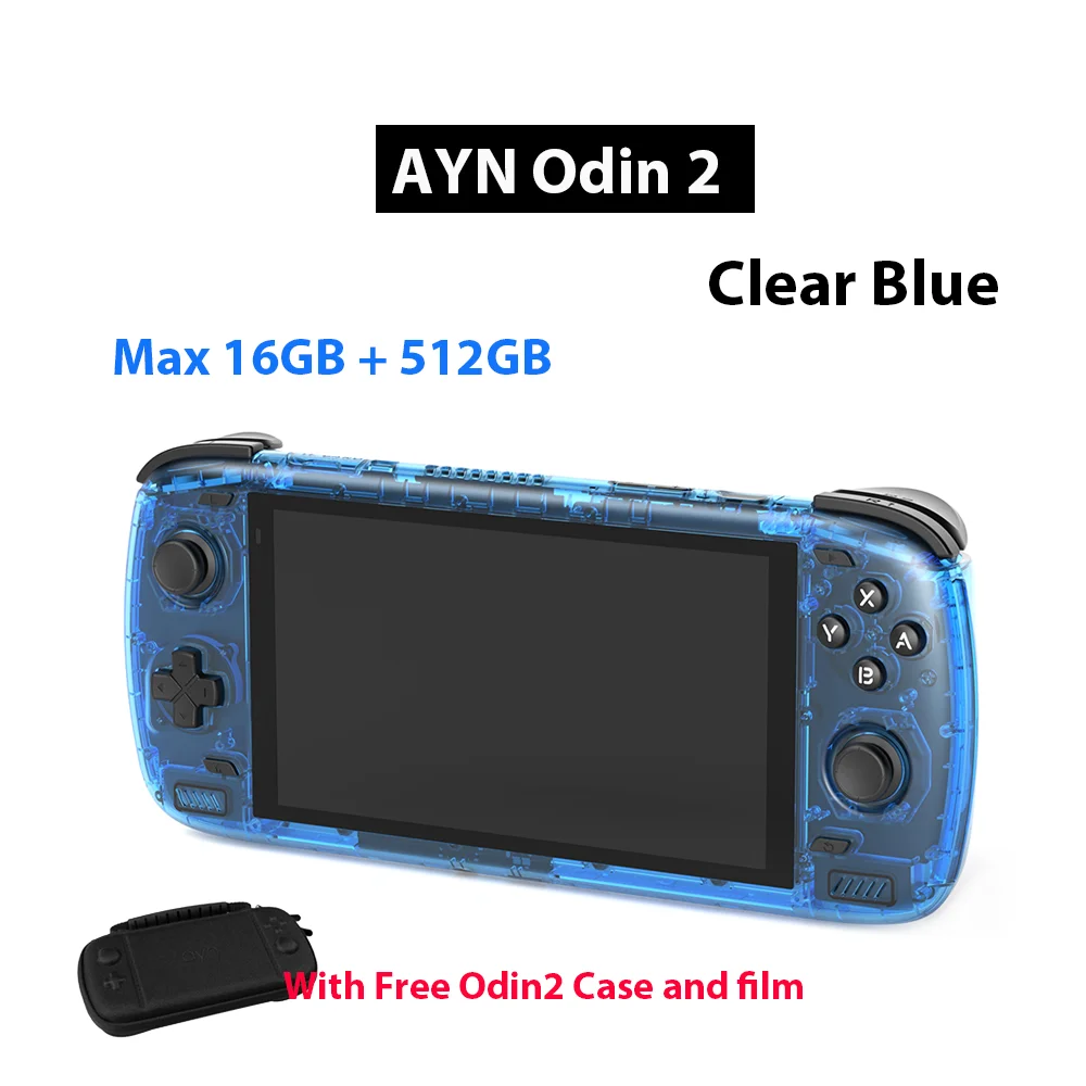 AYN　ODIN2　MAX 16GB・512GB　純正携帯用ケース付き　ホワイト AYN Odin 2 Max White 16GB RAM 512GB Storage with Grip And Case