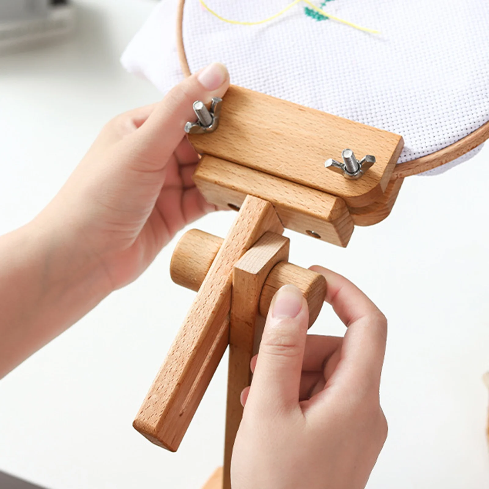 5 Pièces Cerceaux De Broderie Cadre 13-30cm Cerceau De Broderie En Bois