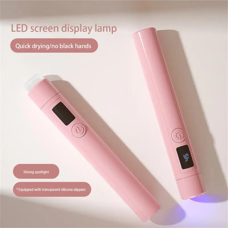 미니 UV 네일 램프 건조기 기계, 휴대용 USB 충전식 LED 네일 빠른 건조 라이트, 핸드 헬드 매니큐어 램프, 젤 바니시