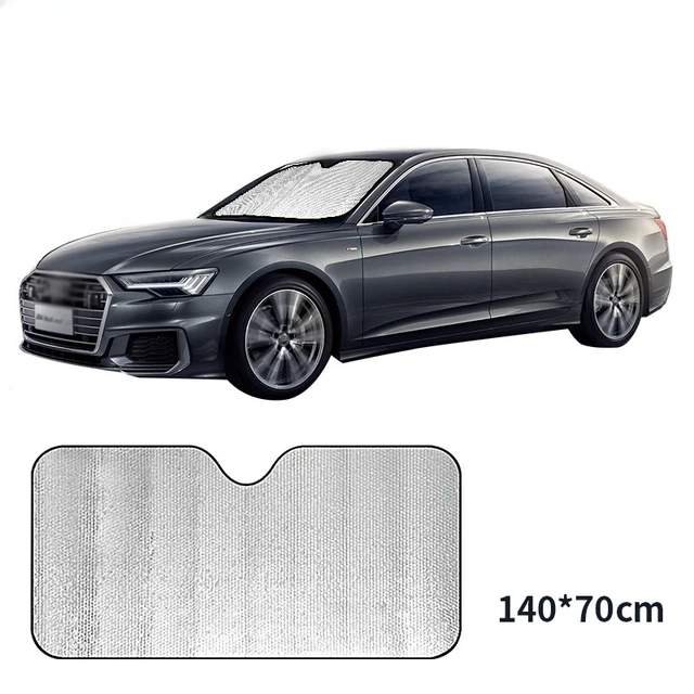 140cm Car Windshield Foldable Sun Shade Visor Cover Block Reflector Portable Breathable Anti UV Protector Screen Free 6