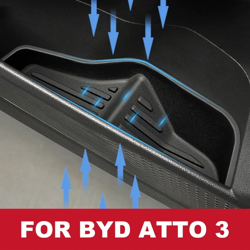

For Byd Atto 3 2023 2024 Interior Door Storage Box Door Slot Mat Car Modification Accessories